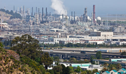 Chevron refinery in Richmond, Calif.